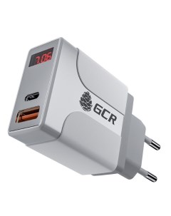 Зарядное устройство сетевое 52885 USBС USBA QC 3 0 PD 3 0 белый Gcr