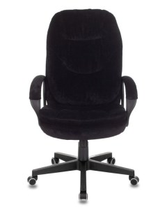 Кресло офисное CH 868N LT 20 руководителя крестовина пластик ворсовая ткань цвет черный Бюрократ