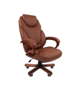 Кресло компьютерное Chairman 406 коричневое 406 коричневое