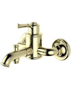 Смеситель для ванны Классик AQ1540PG Полированное золото Aquatek
