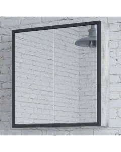 Зеркальный шкаф 60x70 см антик черный Айрон SD 00000278 Corozo