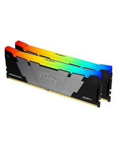 Модуль памяти Fury Renegade RGB RTL Gaming DDR4 DIMM 3200MHz PC4 25600 CL16 32Gb Kit 2x16Gb KF432C16 Kingston