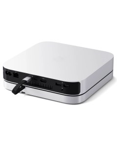 Аксессуар Хаб Stand Hub for Mac Mini Studio with NVME SSD Enclosure Silver ST GMMSHS Satechi