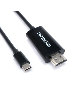 Аксессуар Type C HDMI v1 4 1 8m Black GCC A CM HDMI 1 8M Гарнизон