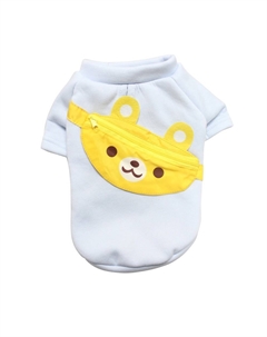 Футболка для собак Teddy M (длина спины 35см, обхват груди 48-52см) голубая Foxie