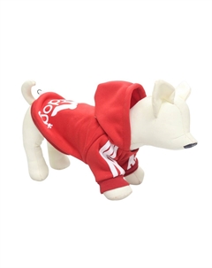 Толстовка для собак Adidog Sport красная р. L (длина спины 40см, обхват груди 52-58см) Foxie