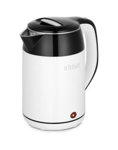 Чайник электрический КТ 6645 1500Вт белый и черный Kitfort