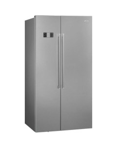 Холодильник двухкамерный SBS63XDF Total No Frost Side by Side нержавеющая сталь Smeg