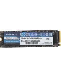 SSD накопитель M30 GP GM301TB G 1ТБ M 2 2280 PCIe 3 0 x4 NVMe M 2 Gigabyte