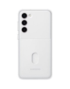 Чехол клип кейс Frame Case для Galaxy S23 белый Samsung