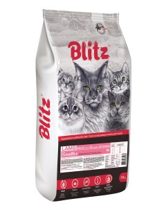 Sensitive Adult сухой корм для взрослых кошек Ягненок 10 кг Blitz