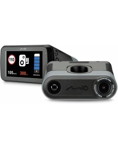 Автомобильный видеорегистратор MiVue i80 черный Mio