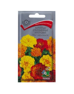 Семена Цветы Бархатцы Петит 0 4 г смесь окрасок цветная упаковка Поиск