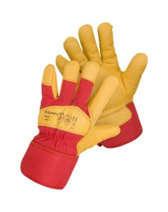 Комбинированные кожаные перчатки S. gloves