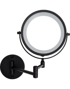 Косметическое зеркало Mary черное с подсветкой Ridder