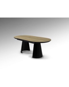 Раздвижной обеденный стол Capri с деревянной отделкой Schuller
