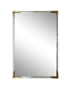 Зеркало прямоугольное с золотыми вставками Garda decor