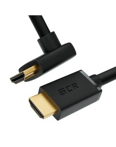 Кабель HDMI 19M HDMI 19M прямой верхний угол 4K экранированный 1 м черный HMAC4 52318 Gcr