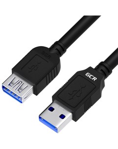 Кабель удлинитель USB 3 0 Am USB 3 0 Af 1 8 м черный GCR 52601 GCR 52601 Greenconnect
