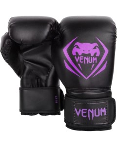 Боксерские перчатки Contender Black Purple 10 oz Venum