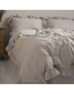Комплект постельного белья Exlusive евро бежевый Limasso home concept