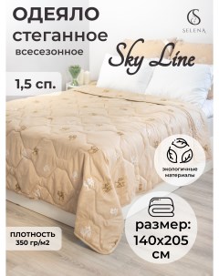 Одеяло Sky line 1 5спальный 172x205 Всесезонное Selena