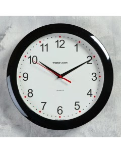 Часы настенные серия Классика d 29 см черный обод Troyka