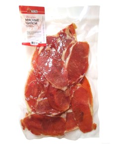 Мясные чипсы из свинины Премиум сырокопчёные 0 5 кг Снекмаркет