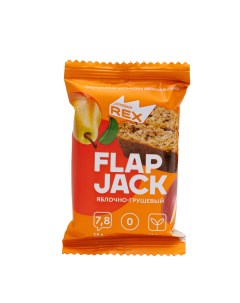 Печенье Flap Jack овсяное протеиновое яблоко и груша 60 г Proteinrex