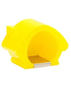 Домик для грызунов охлаждающий желтый 13 5 х 9 х 10 5 см Пижон