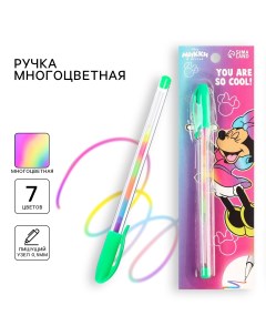 Ручка шариковая многоцветная минни маус Disney