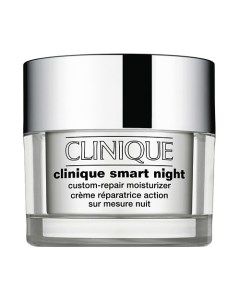 Крем ночной интеллектуальный восстанавливающий для комбинированной и жирной кожи Smart Night Custom  Clinique
