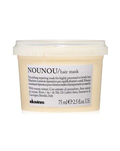 Интенсивная восстанавливающая маска для глубокого питания волос Nounou hair mask Davines (италия)