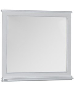 Зеркало Валенса 110 белый краколет серебро 180149 Aquanet