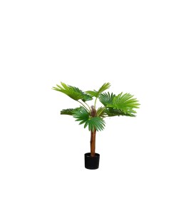 Дерево искусственное декоративное Пальма в кашпо 100 см Y4 3403 Nobrand
