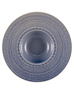 Тарелка для пасты Skalistos керамика 23 см голубой Le coq