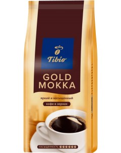 Кофе Gold Mokka в зернах 250 г Tibio