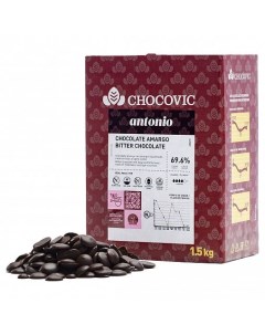 Горький шоколад Antonio 70 1 5 кг Chocovic