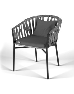 Кресло Diva 79х69х62 серый Aiko