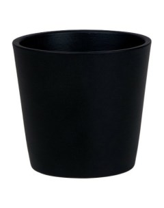 Цветочное кашпо 8 см черный 1 шт Студия-декор