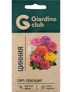 Семена Цинния Сенсация смесь 0 3 г Giardino club