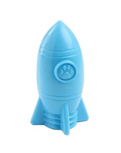 Игрушка под лакомства Ракета 7 8 х 7 8 х 13 5 см синяя Пижон