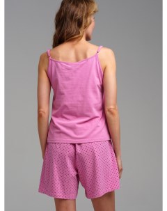 Комплект трикотажный майка шорты пижама пояс Playtoday