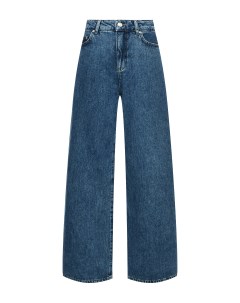 Джинсы палаццо широкие синие Mo5ch1no jeans