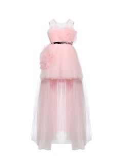 Платье пышное с прозрачным верхом светло розовое Sasha kim