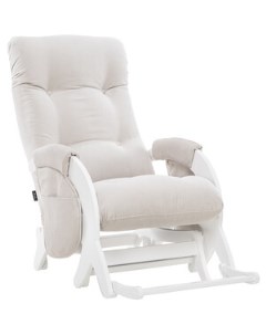 Кресло для кормления и укачивания Dream с карманами молочный дуб verona light grey Milli