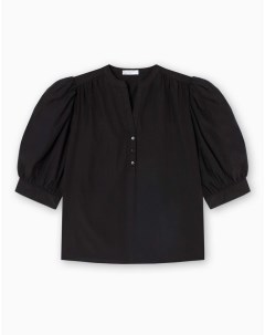 Черная блузка Loose с коротким рукавом Gloria jeans