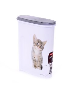 Контейнер для корма Кошка на 1 5 кг 25 х 10 х 30 см 405 г Curver petlife