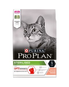 Корм для стерилизованных кошек и кастрированных котов для поддержания органов чувств с высоким содер Purina pro plan
