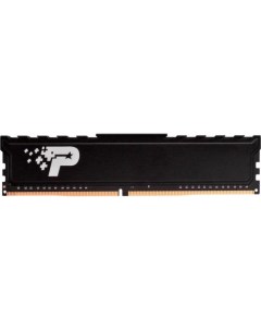Модуль памяти DDR4 8GB PSP48G26662H1 Signature Premium PC4 21300 2666MHz CL19 288 pin 1 2В радиатор  Patriòt